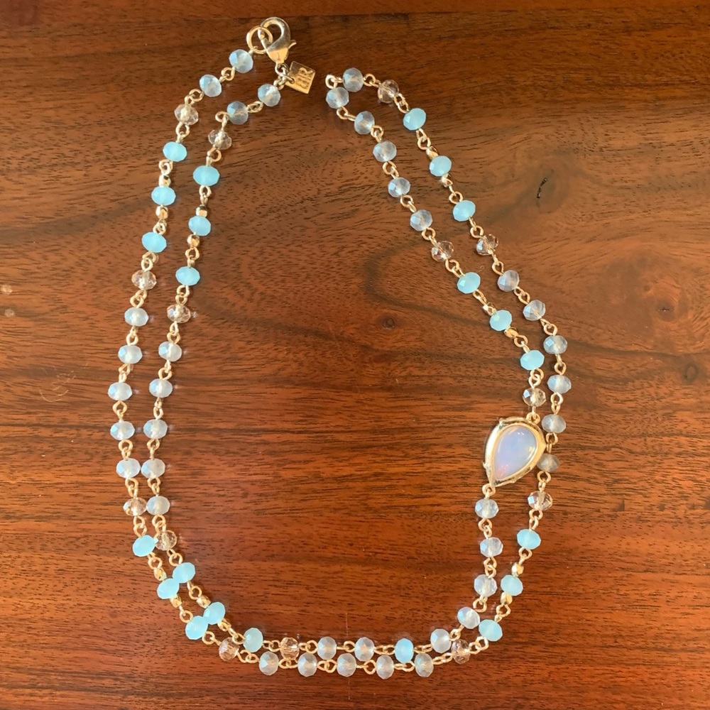 Banana Republic Blue Beaded Necklace
